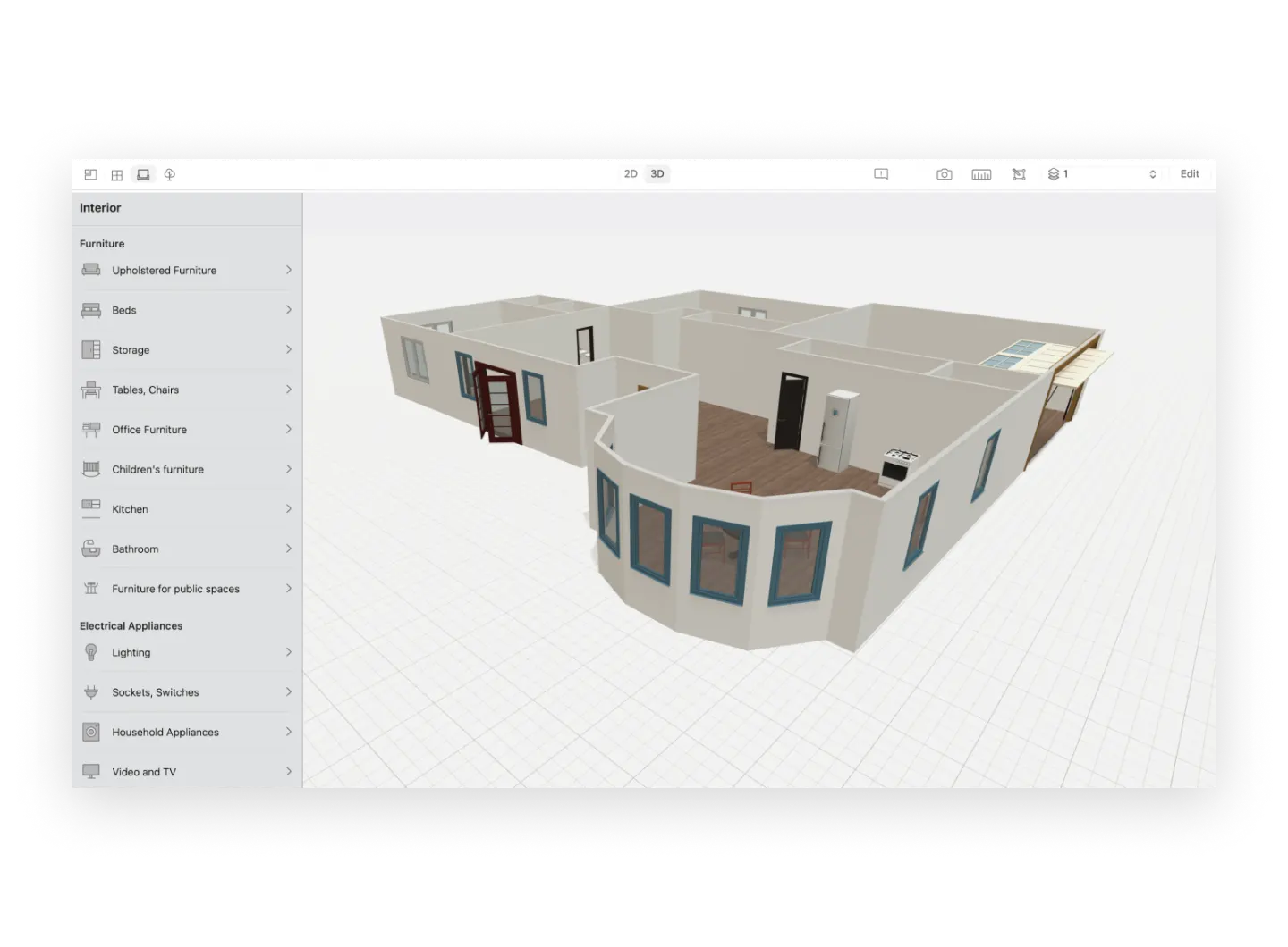 Онлайн-планировщик Planner 5D | Дизайн интерьера онлайн